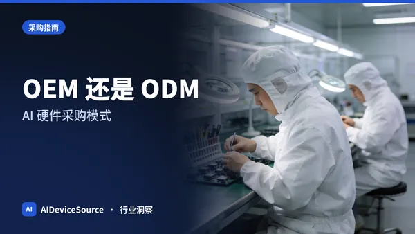 AI 硬件做 OEM 还是 ODM?一文讲清哪种模式适合你的品牌