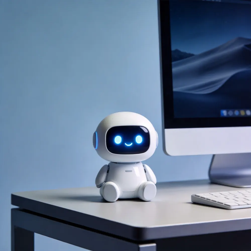 Desktop AI companion robot