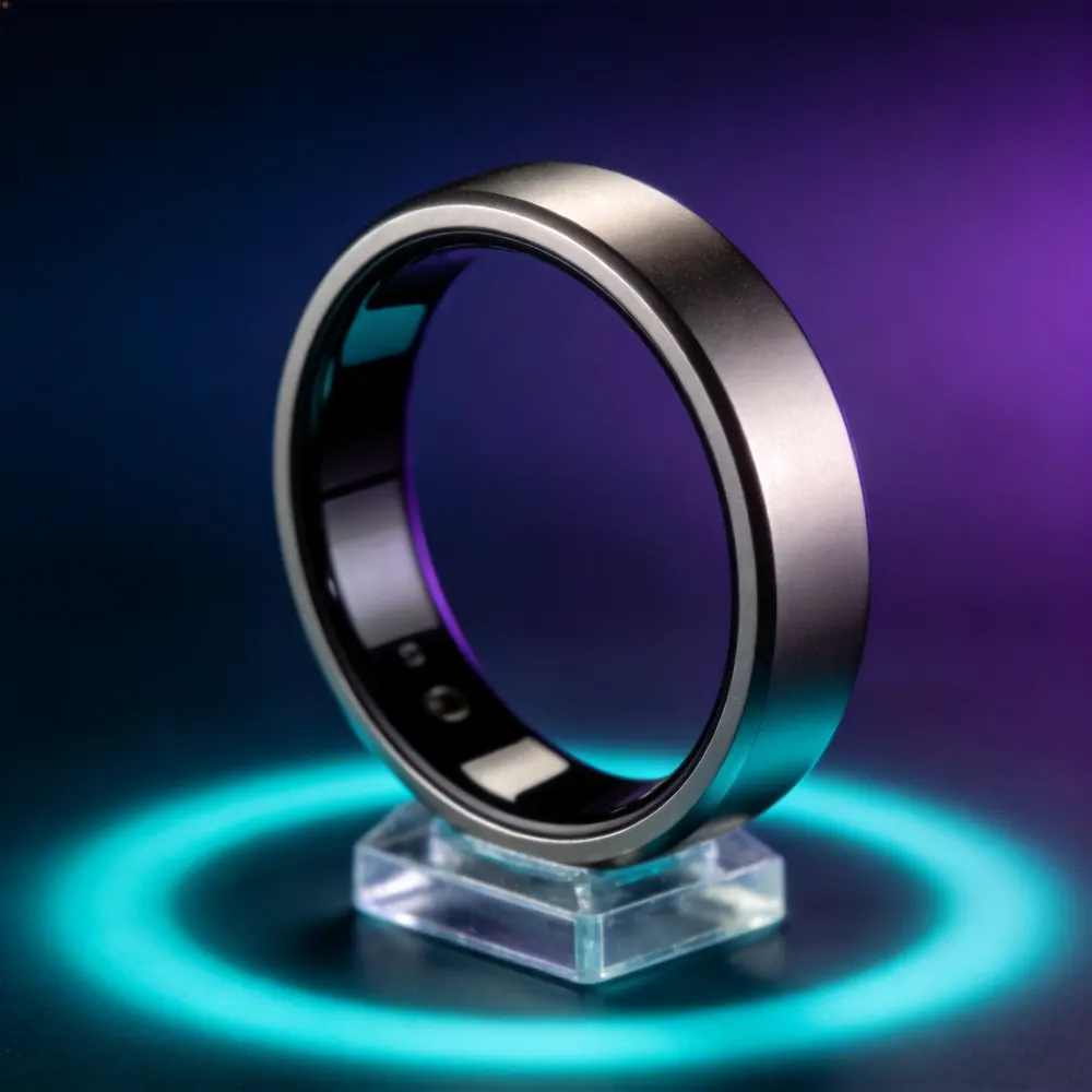 Titanium AI smart ring